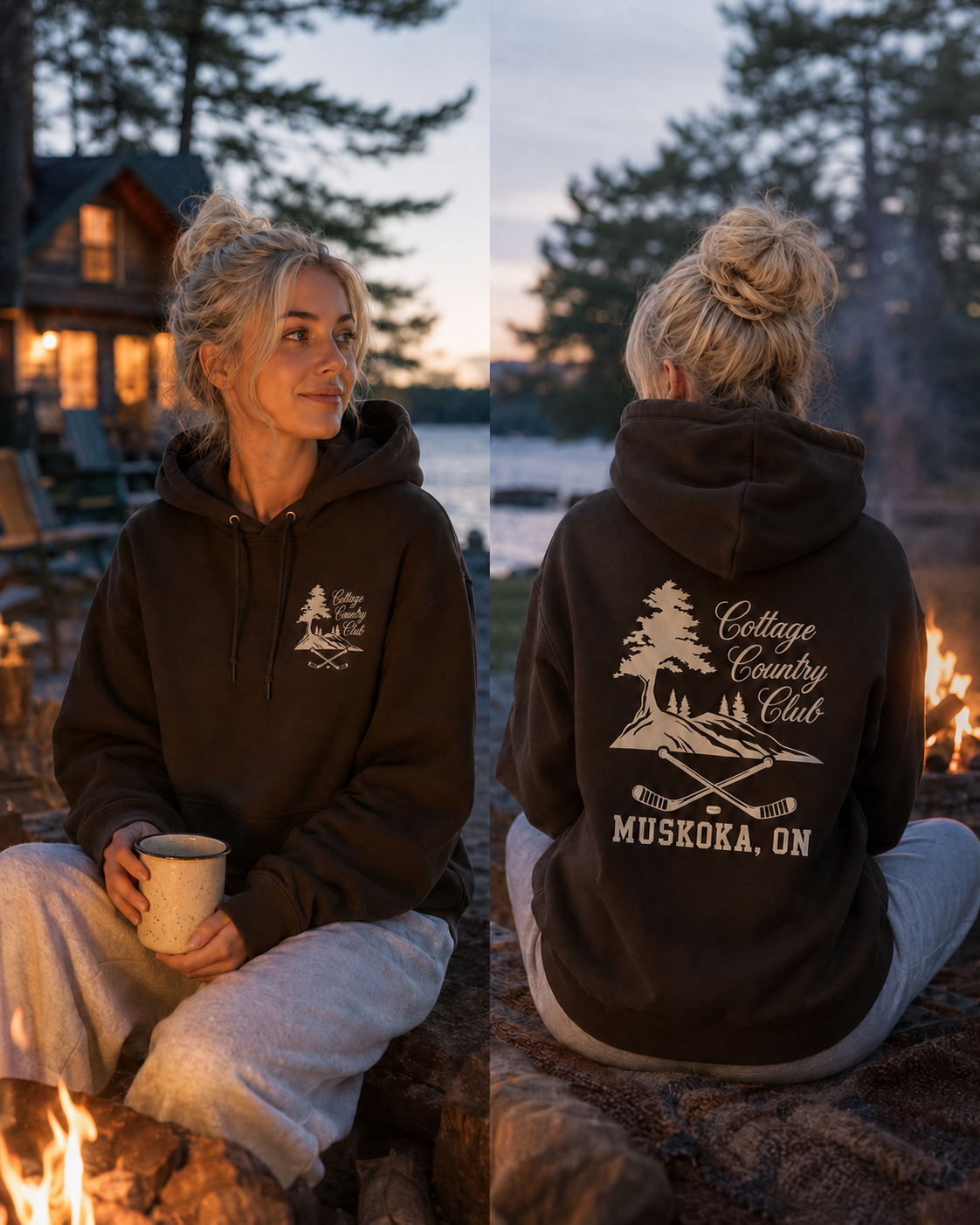 Muskoka, ON - Hockey Hoodie